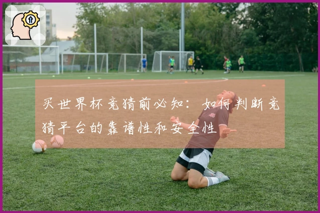买世界杯竞猜前必知：如何判断竞猜平台的靠谱性和安全性