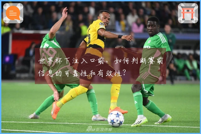世界杯下注入口前，如何判断赛前信息的可靠性和有效性？