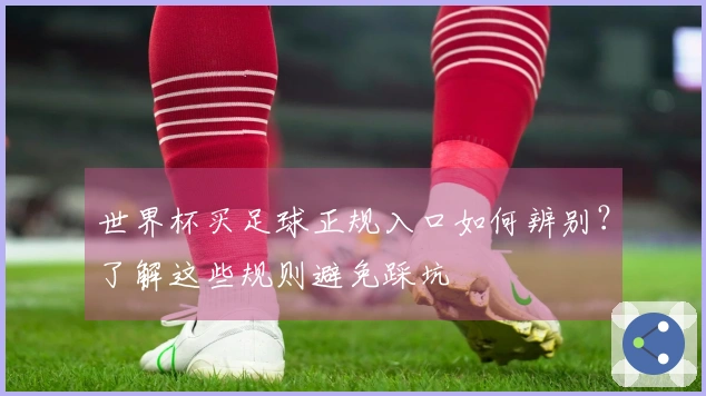 世界杯买足球正规入口如何辨别？了解这些规则避免踩坑